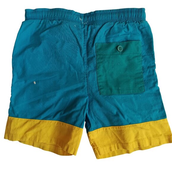 Vintage Boys 4 Surf Shorts Beach Bum Kids 1980's Cotton Board Surfer Deck - Picture 3 of 5